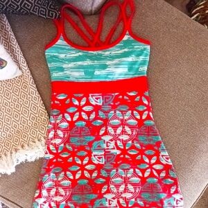 SOYBU Adventure Dress W/ Built In Bra. Super Cute. Strapy And Stretchy.